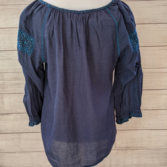 Lucky Brand peasant top in excellent condition, si - Picture 3 of 14